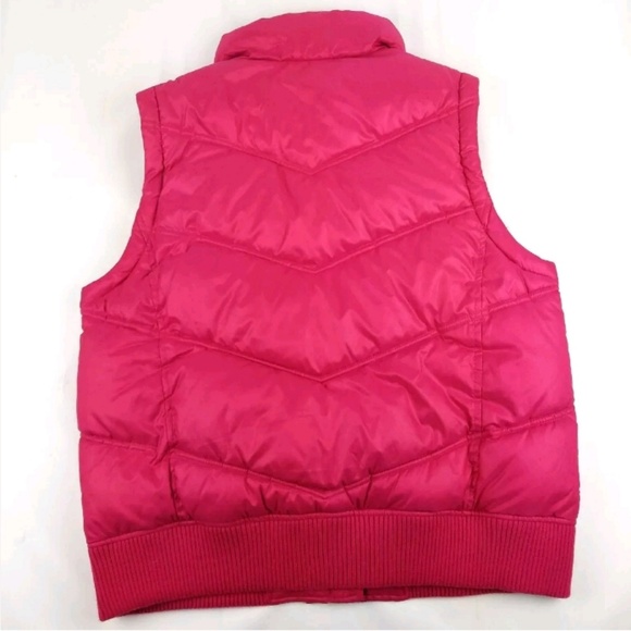 GAP Puffy Vest Large Outdoor Outerwear Zip Button - Picture 2 of 7